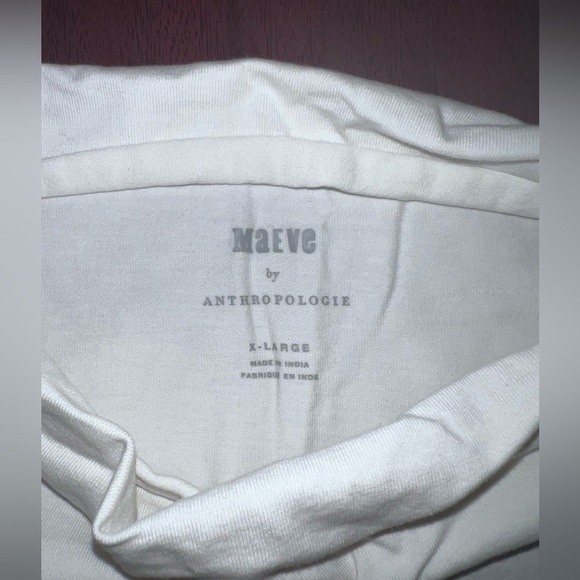 Anthropologie Maeve white Sleeveless Top - Picture 3 of 4